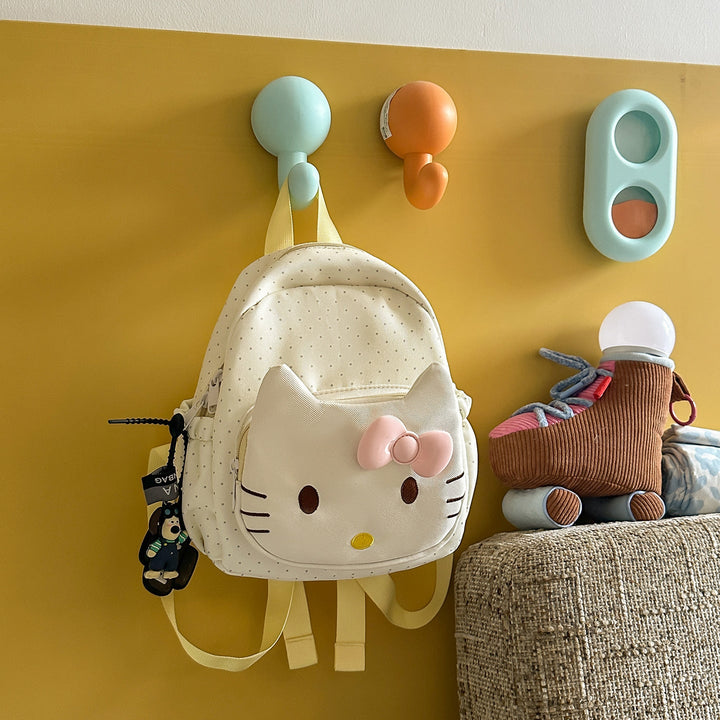 Children's Adorable Kitty-Themed Mini School Backpack