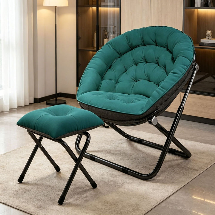 Ladies Ergonomic Lounge Chair with Adjustable Footrest Kalsten