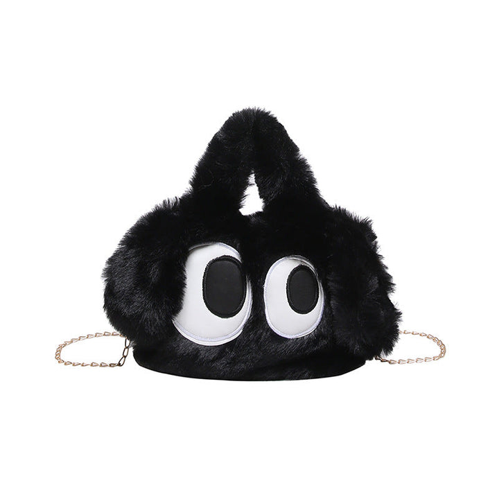 Cozy plush shoulder bag with ear application Kalsten