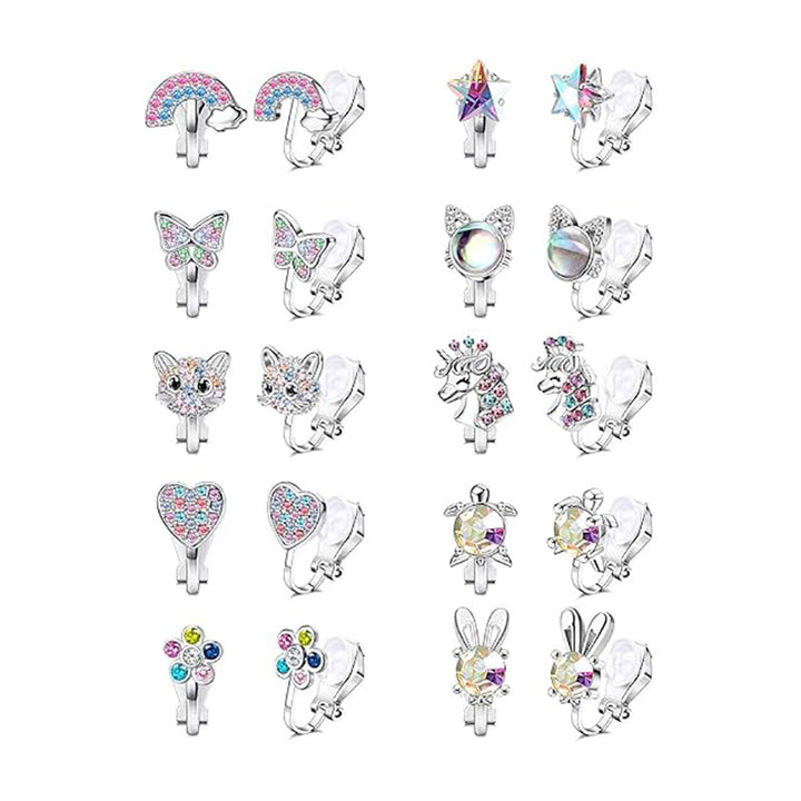 Charming Clip-On Earrings Set Kalsten