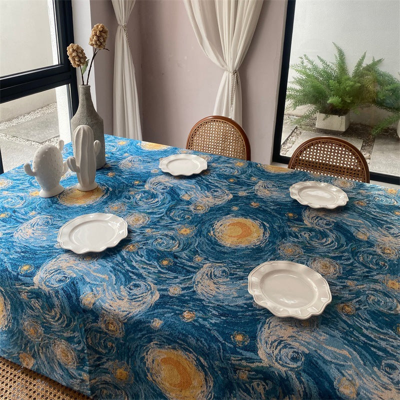 Artistic Starry Night Tablecloth