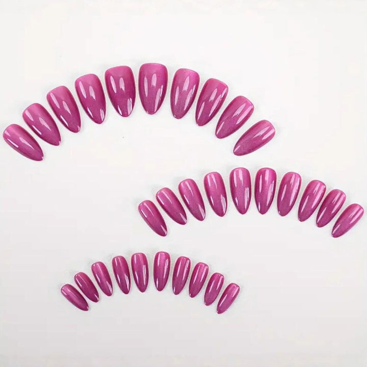 Long-Lasting Glossy Stiletto Nail Tips Kalsten