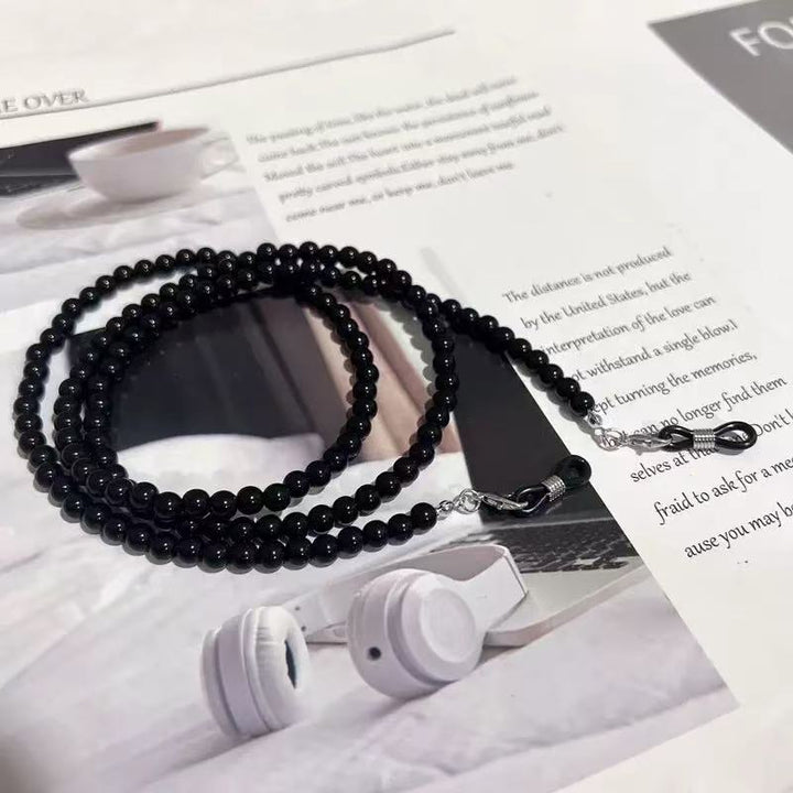Beaded Eyewear Chain with Durable Clips Kalsten