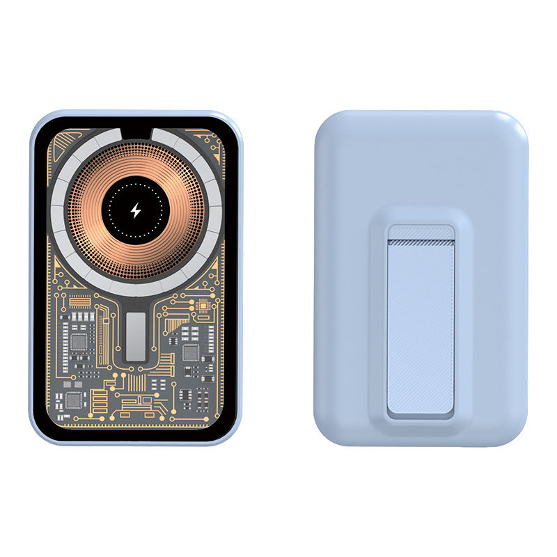 Portable power bank with innovative wireless charging function and integrated stand Kalsten