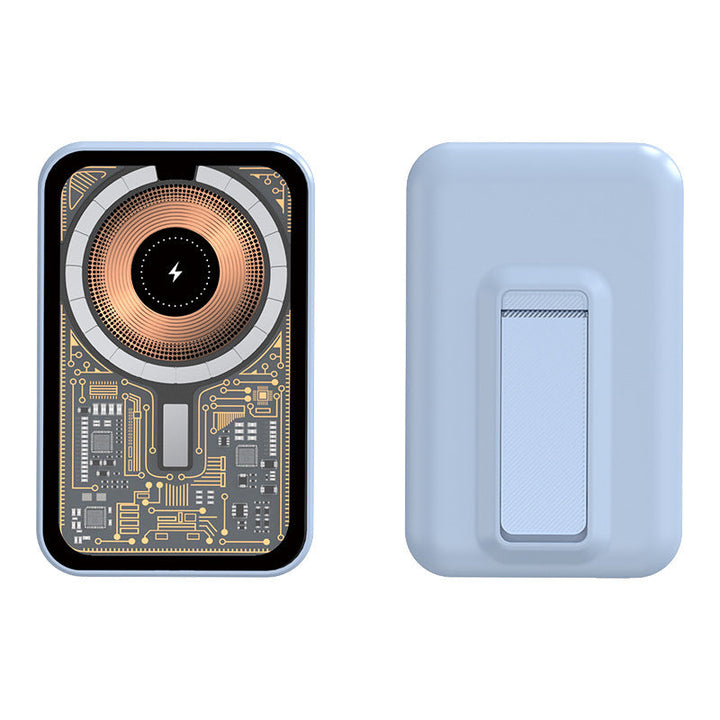 Portable power bank with innovative wireless charging function and integrated stand Kalsten