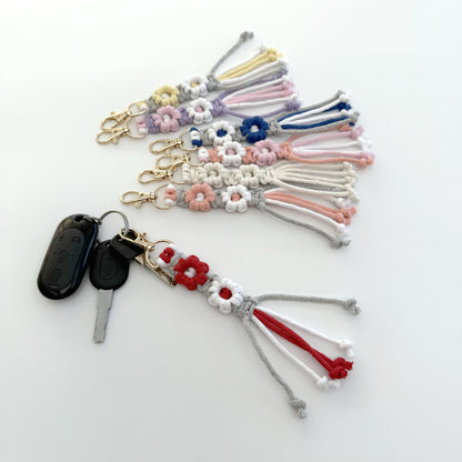 Macrame Keychain with Tassel Acalora