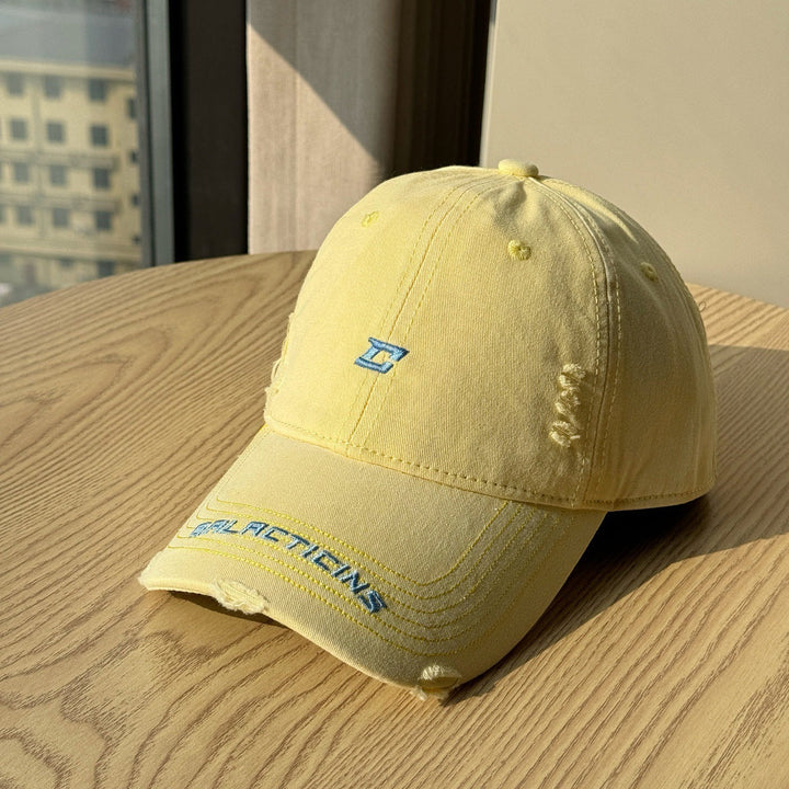 Men's Distressed Denim Baseball Cap Kalsten