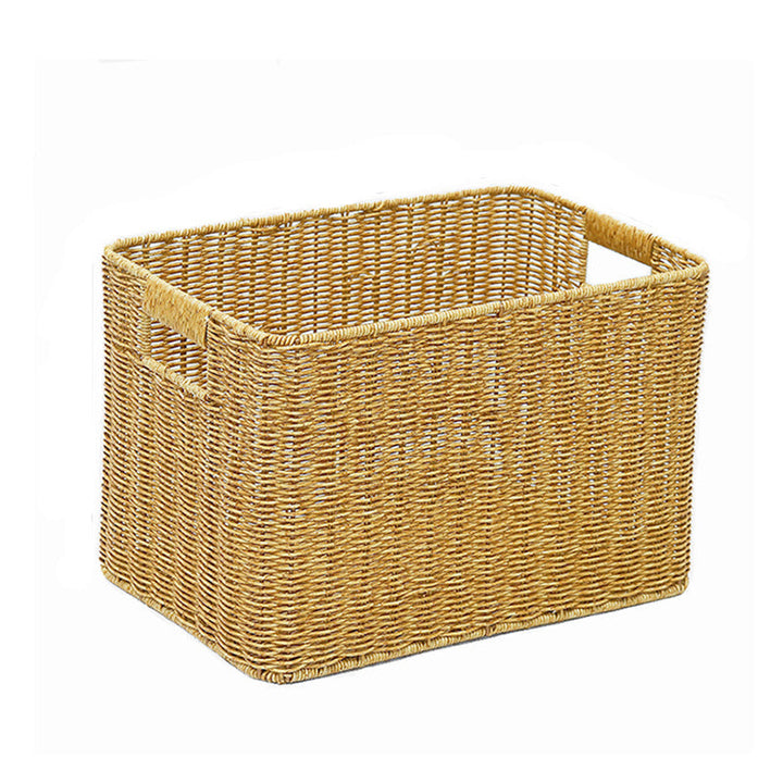Women Rectangular Storage Basket Made of Woven Material Kalsten