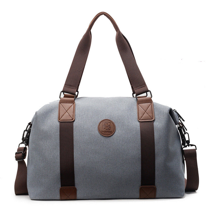 Sporty Duffel Bag With Multiple Compartments And Adjustable Shoulder Strap Kalsten