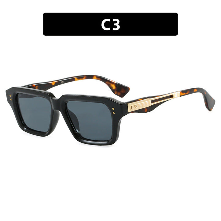Women's stylish square sunglasses with luxurious tortoiseshell pattern and durable frame Kalsten