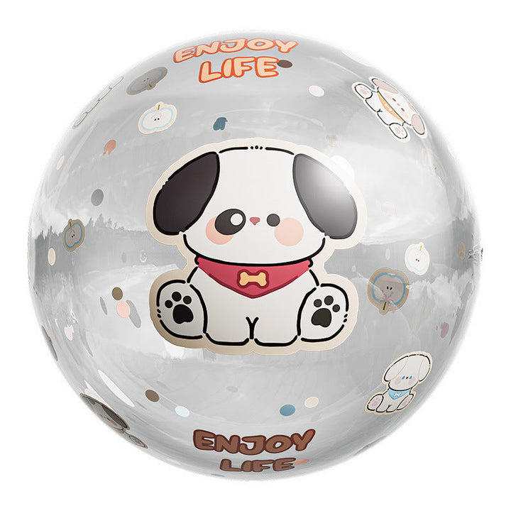 Unisex Inflatable Play Ball with Cheerful Bear Design Kalsten