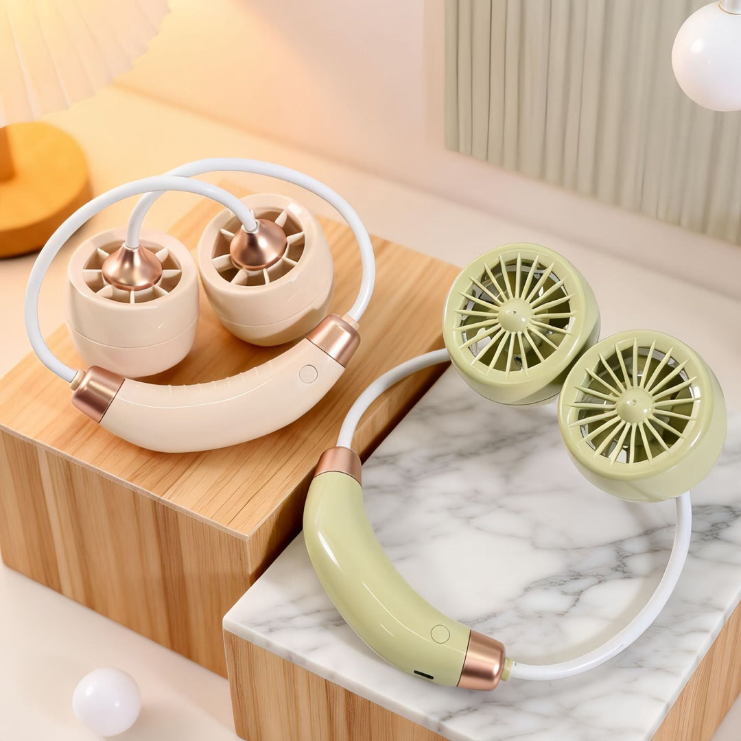 Portable Neck Fan with Flexible Design and USB Connection Kalsten