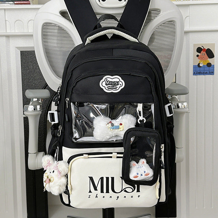 Multi-Functional Transparent School Backpack
