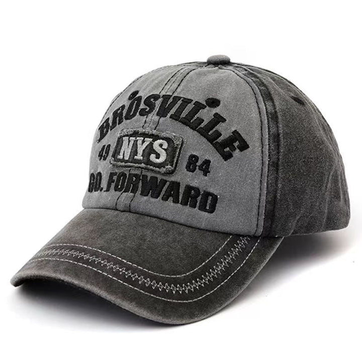 Men's Distressed Vintage-Inspired Baseball Cap Kalsten