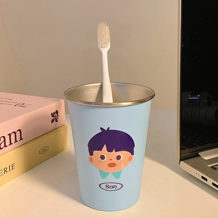 Wall-mounted toothbrush holder with playful design Kalsten