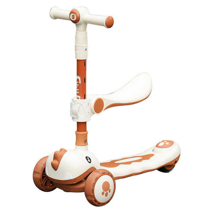 Animal-Themed Lean-to-Steer Kick Scooter Kalsten