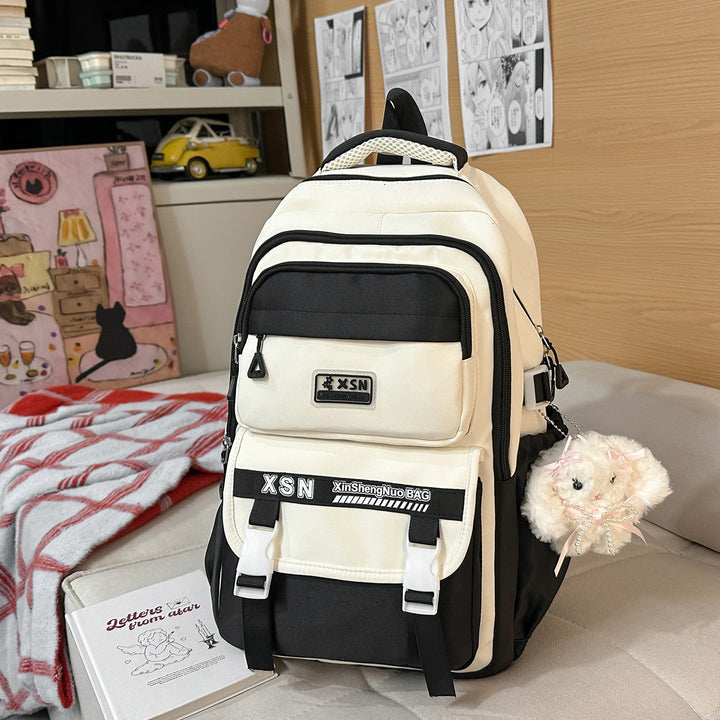 Multi-Compartment Stylish School Backpack