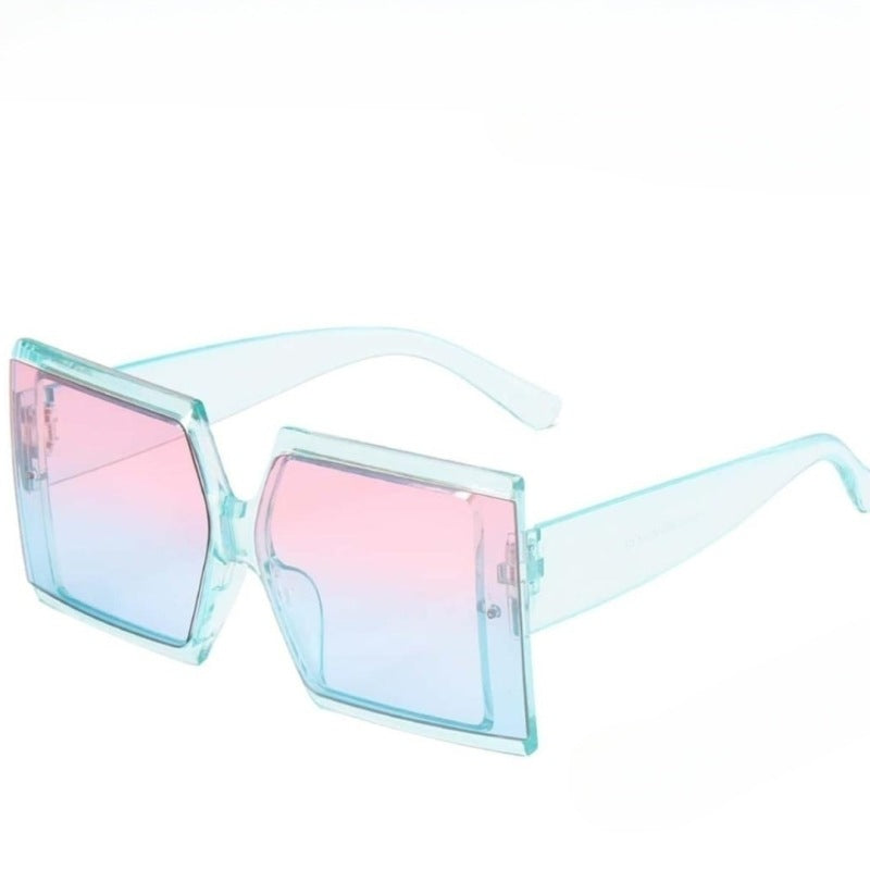 Ladies oversized sunglasses with trendy leopard print Kalsten