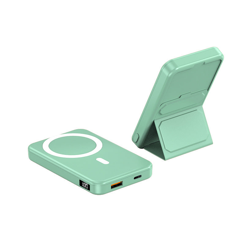 Portable power bank with integrated stand and LCD display Kalsten