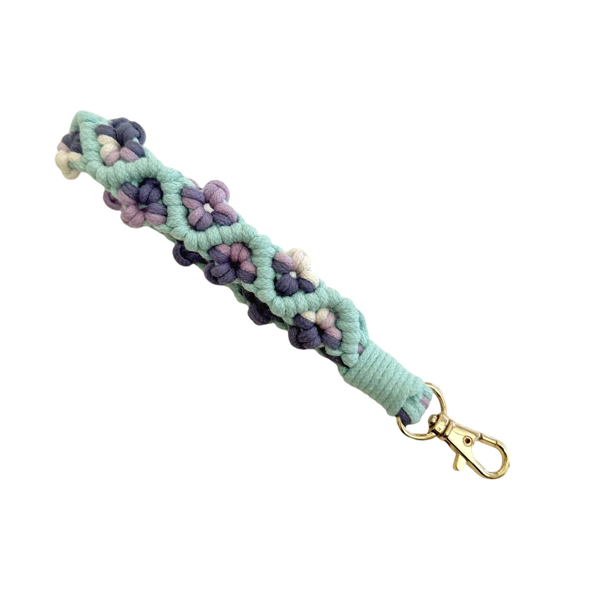 Decorative Macrame Keychain Strap Acalora