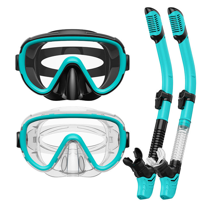 Premium dive mask with anti-fog function and flexible breathing tube Kalsten