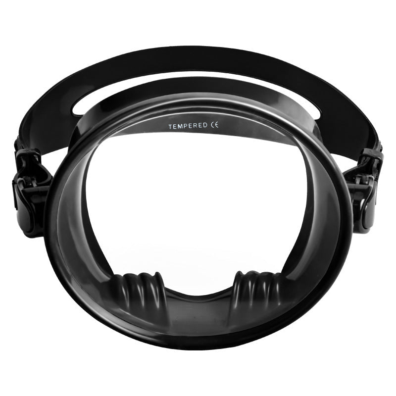 Swimming mask with ergonomic silicone sealing ring Kalsten