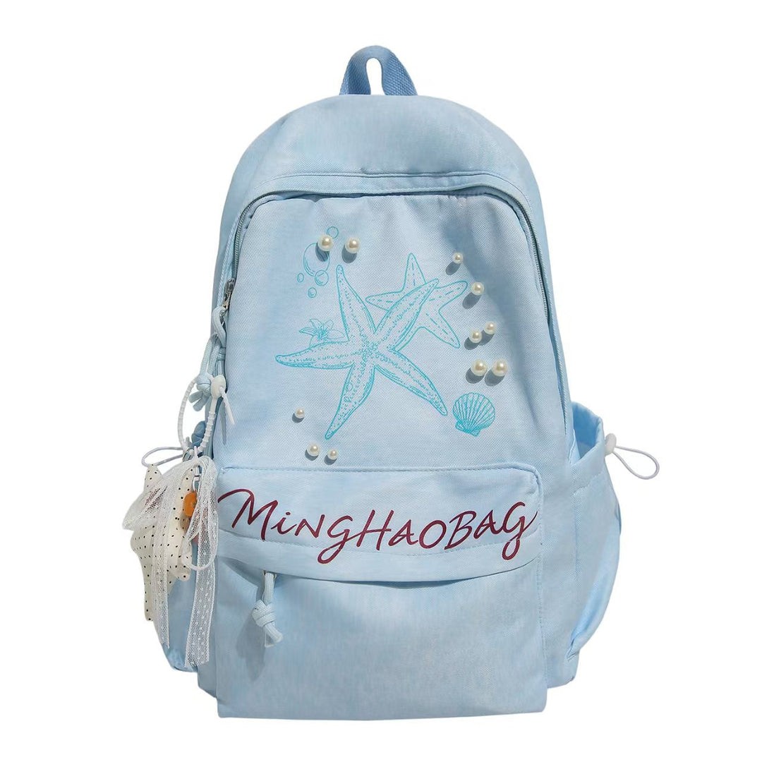 Nautical-Themed Embellished Backpack Kalsten