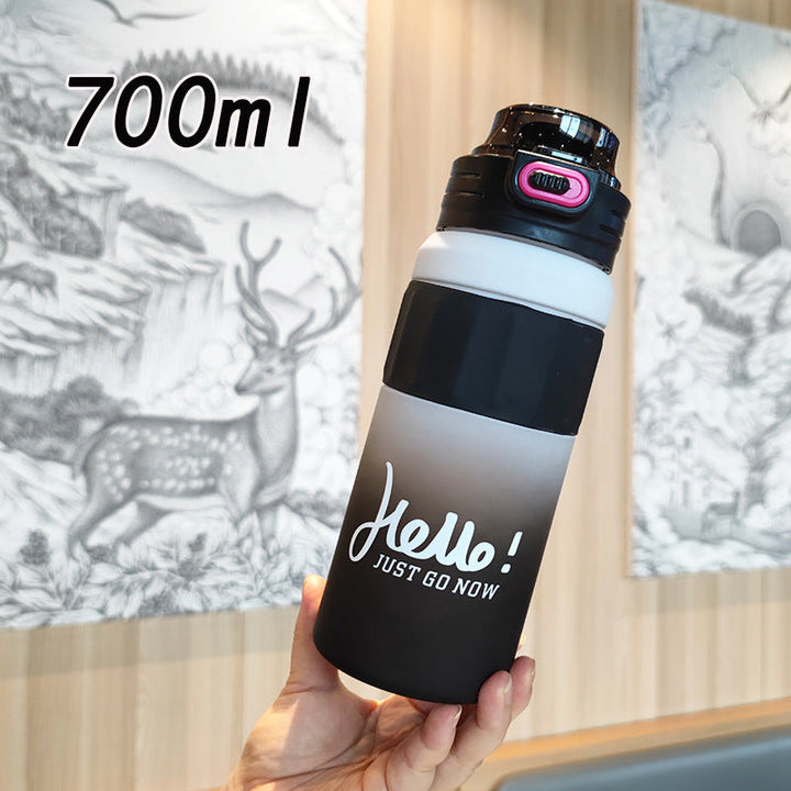 Ladies versatile drinking bottle with innovative flip lid Kalsten