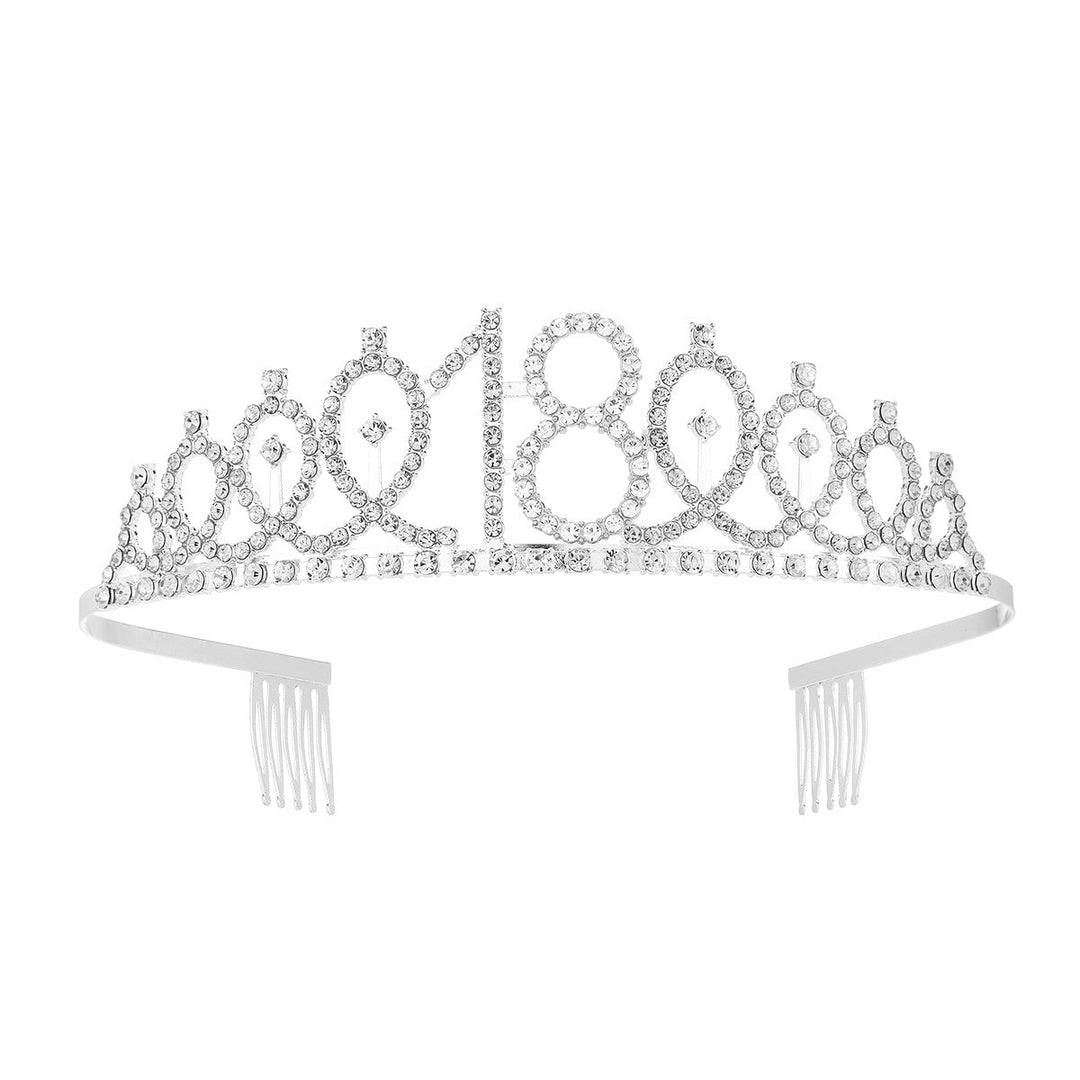 Women's Crystal-Embellished Tiara with Elegant Design Kalsten