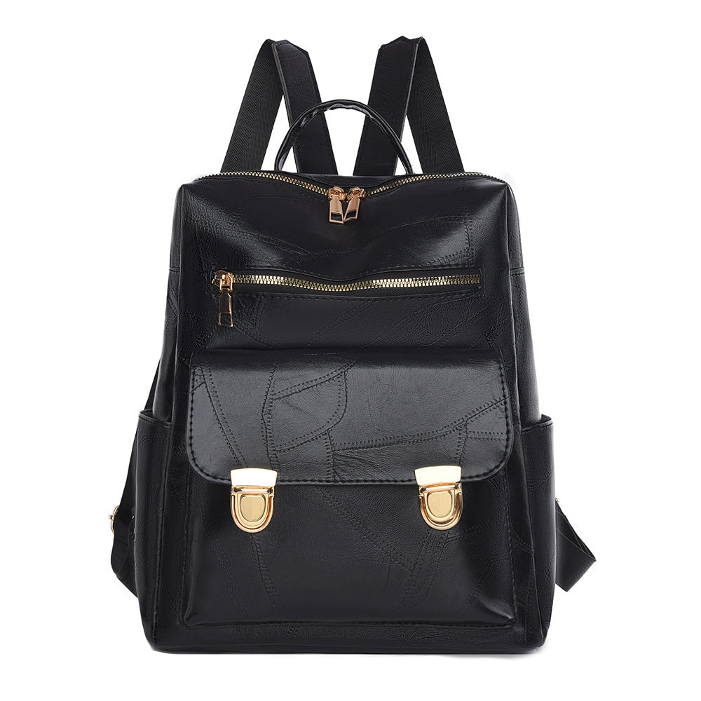 Stylish Leather Backpack Kalsten