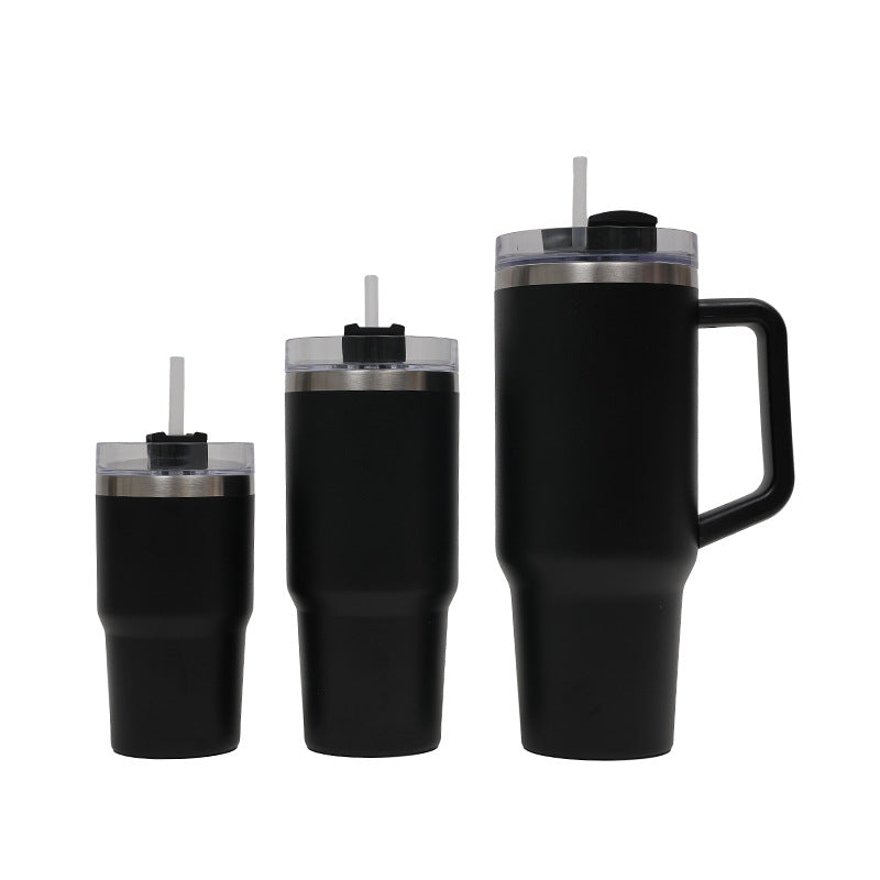 Women's Thermo Drinking Cup with Ergonomic Handle and Practical Straw Kalsten