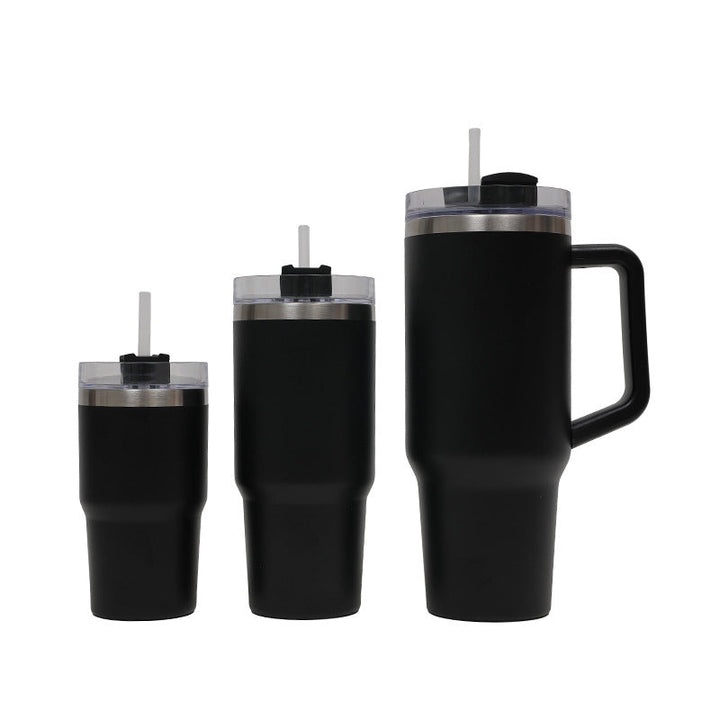 Women's Thermo Drinking Cup with Ergonomic Handle and Practical Straw Kalsten
