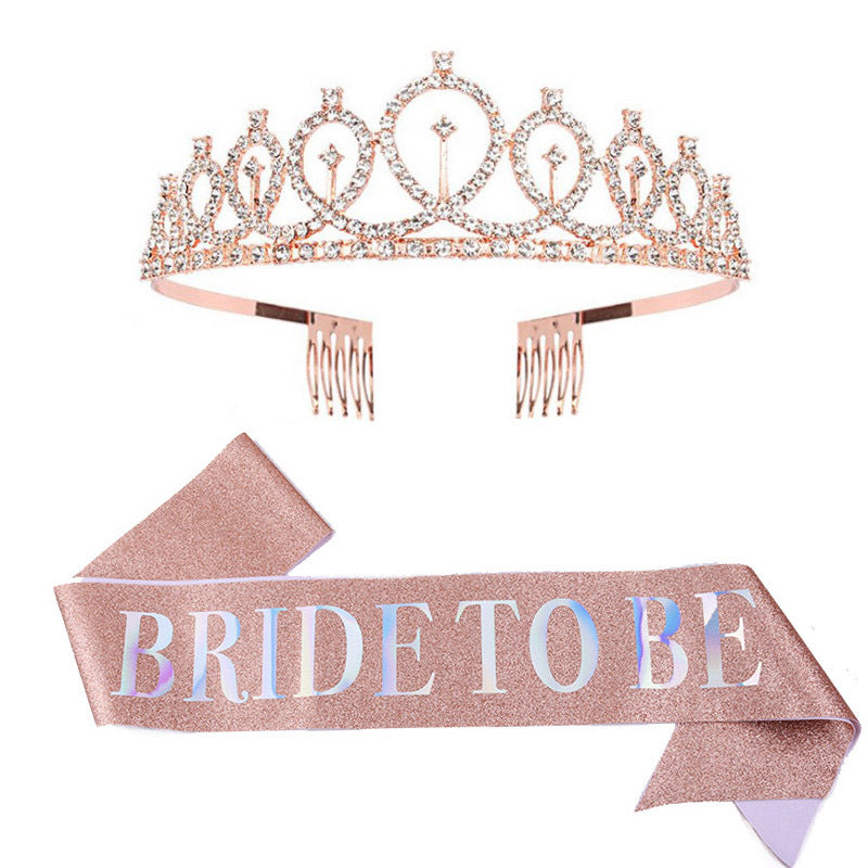 Women Glittering Tiara with Elegant Design Kalsten
