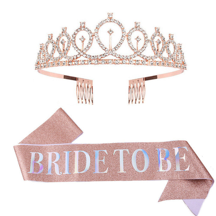 Women Glittering Tiara with Elegant Design Kalsten