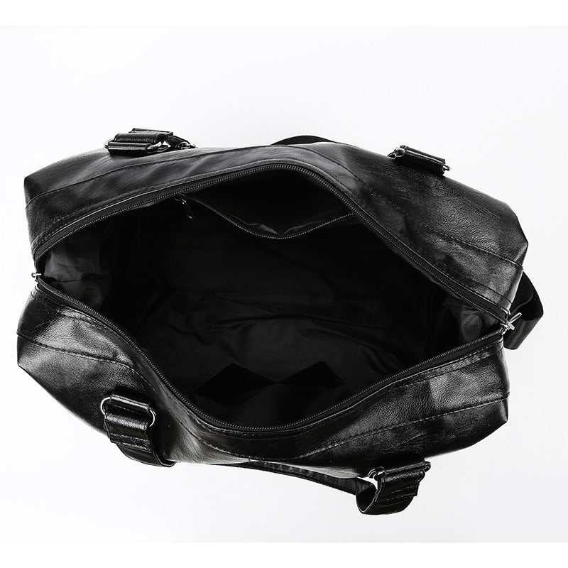 Luxurious Leather Weekend Duffel Bag Kalsten