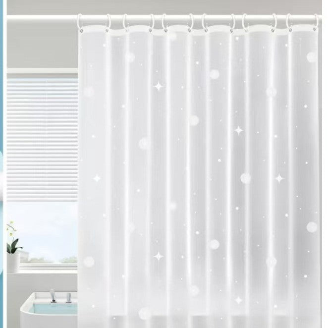 Delicate Floral Pattern Shower Curtain Kalsten