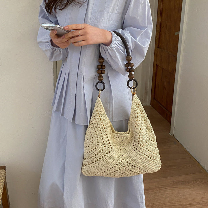 Handmade chunky knit bag Kalsten