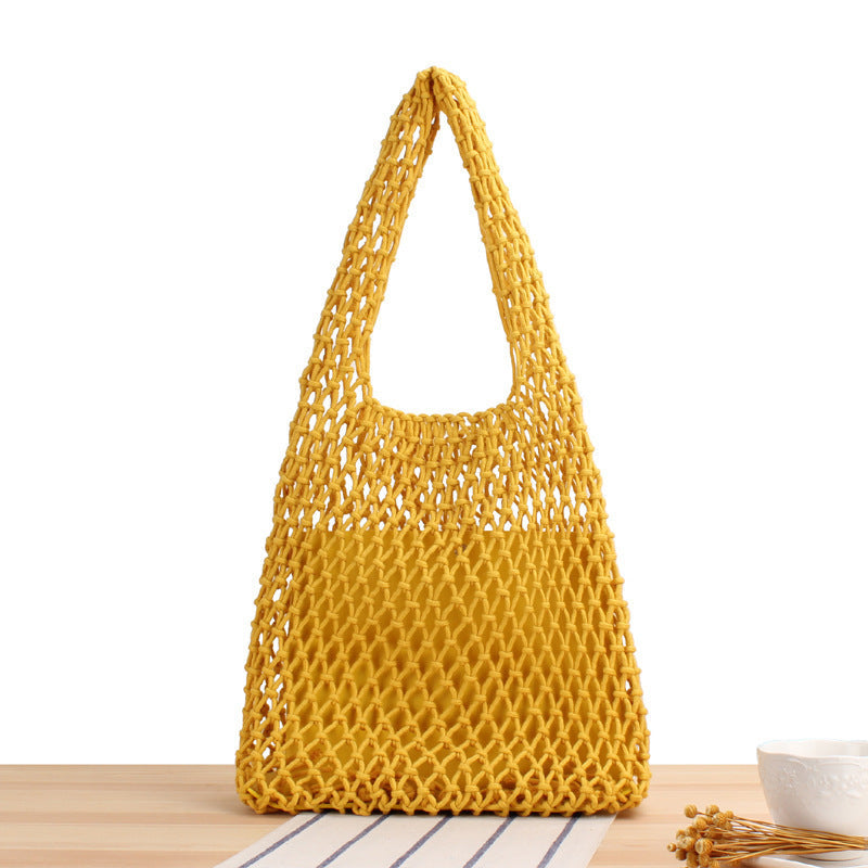 Net bag made of handcrafted natural material Kalsten
