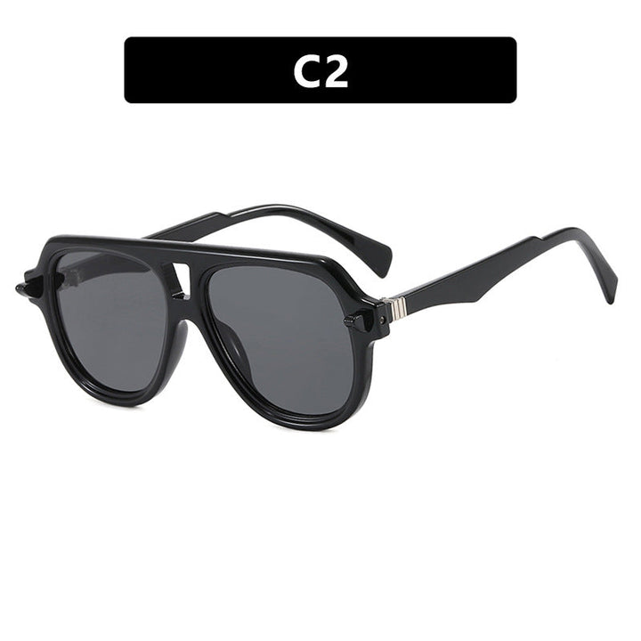Women's rectangular sunglasses with modern frame and polarized lenses Kalsten