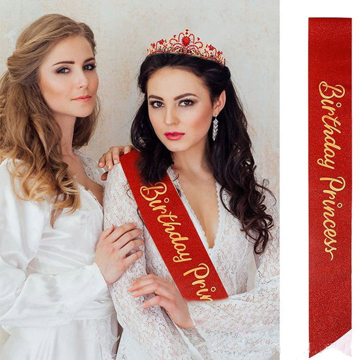 Women's Glittering Birthday Sash Kalsten