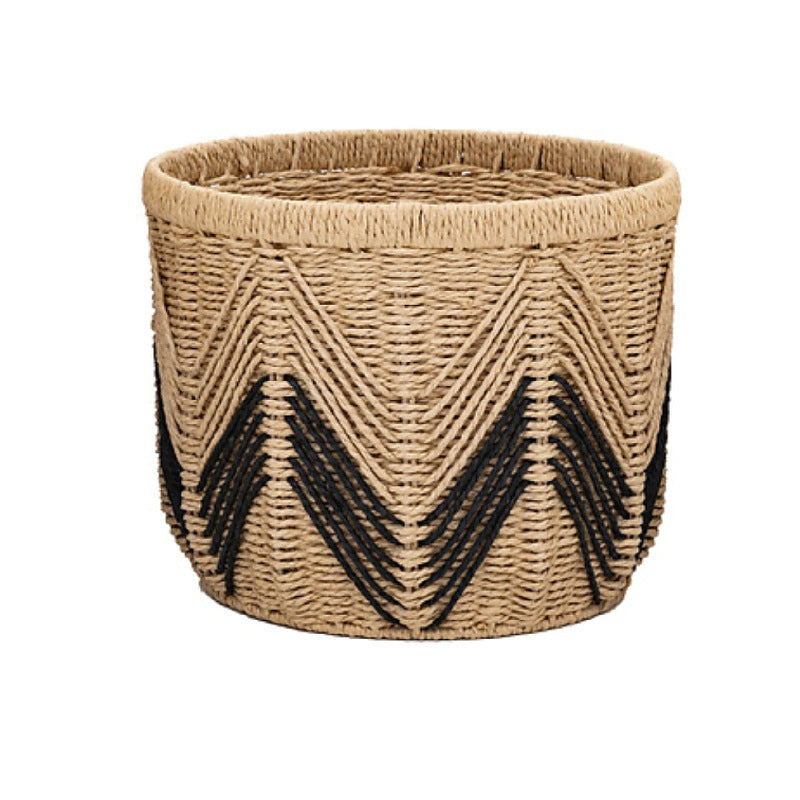 Handwoven storage basket made of natural materials Acalora