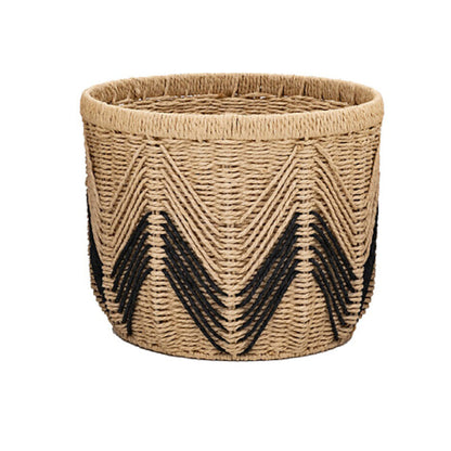 Handwoven storage basket made of natural materials Acalora