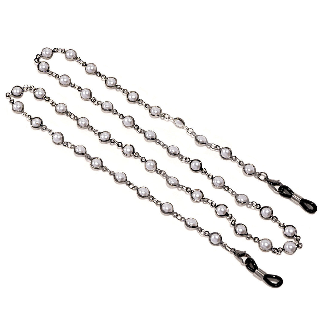 Elegant Pearl Beaded Eyewear Chain Kalsten
