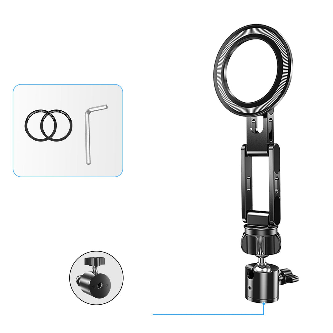 Unisex Ring Light Mount with Flexible Joint Kalsten