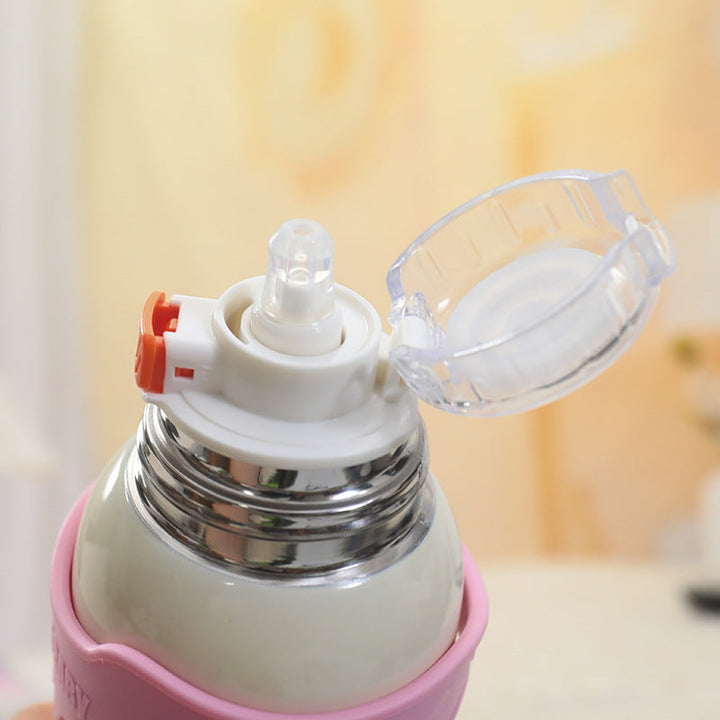 Insulated children's drinking bottle with detachable carrying system Kalsten