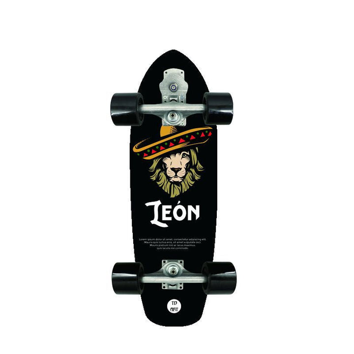 Retro-Inspired Mini Cruiser Skateboard Kalsten