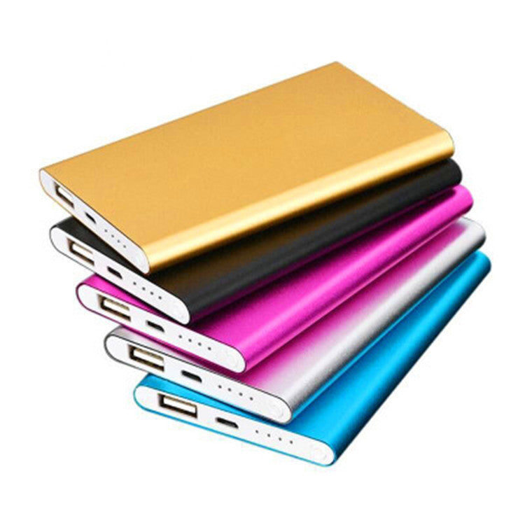 Slim aluminum portable power bank with dual USB output Kalsten