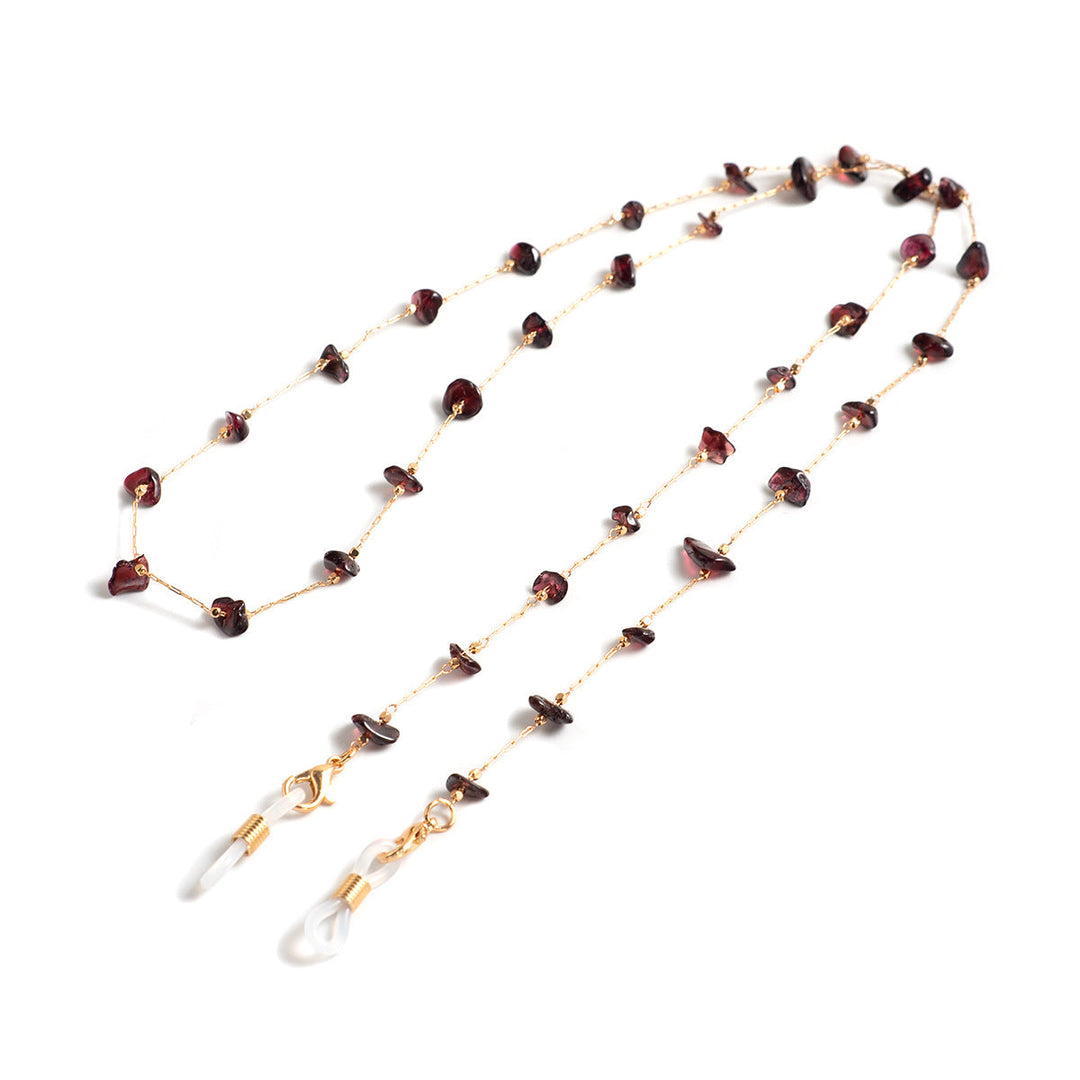 Delicate Gemstone Bead Eyewear Chain Kalsten