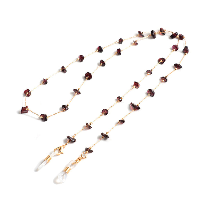 Delicate Gemstone Bead Eyewear Chain Kalsten