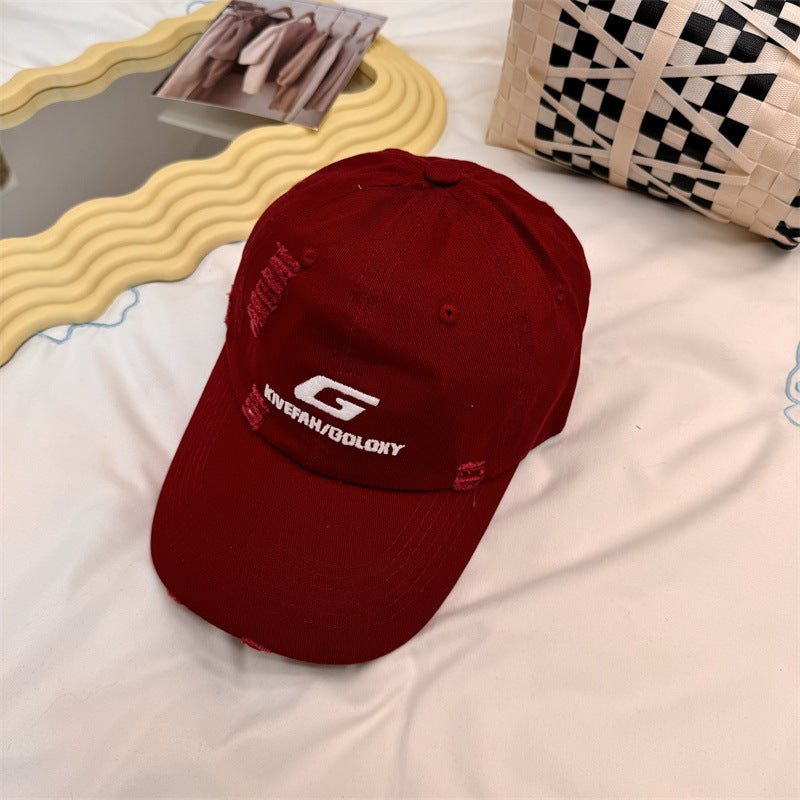 Men's Distressed Casual Baseball Cap Kalsten